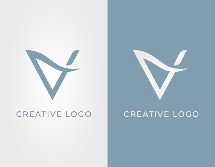 Vector 크리에이티브 v 로고 디자인