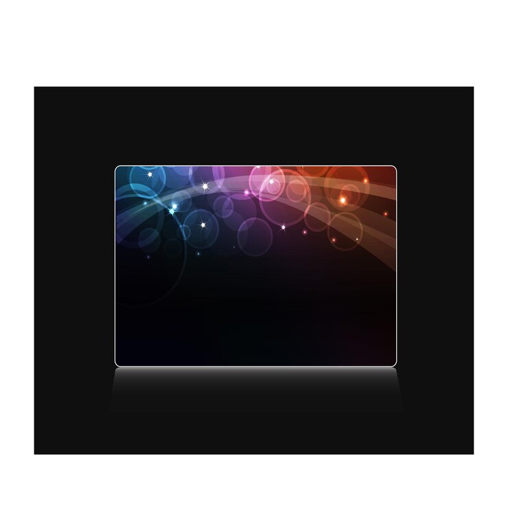 Vector creative vector abstract card design with black background design 10