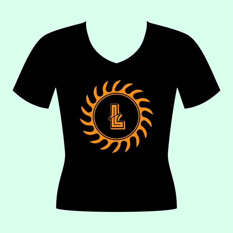 वेक्टर creative vector black t shirt and sticker concept