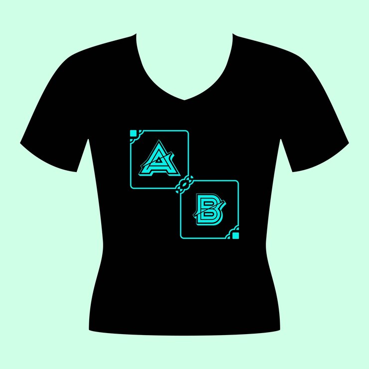 वेक्टर creative vector black t shirt and sticker concept