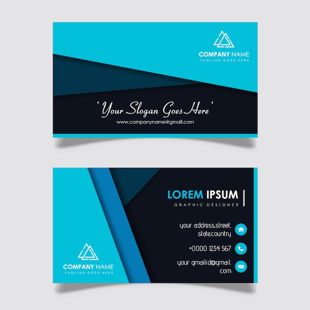 Creative vector business card