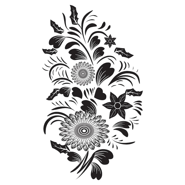 Creative vector floral design