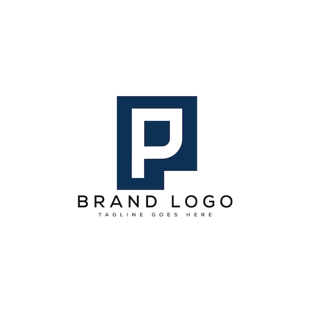 Creative vector logos with the letter P
