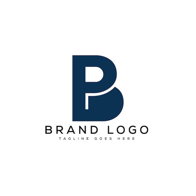 Creative vector logos with the letter PB