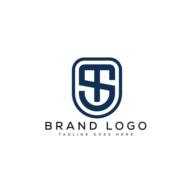 Creative vector logos with the letter TS