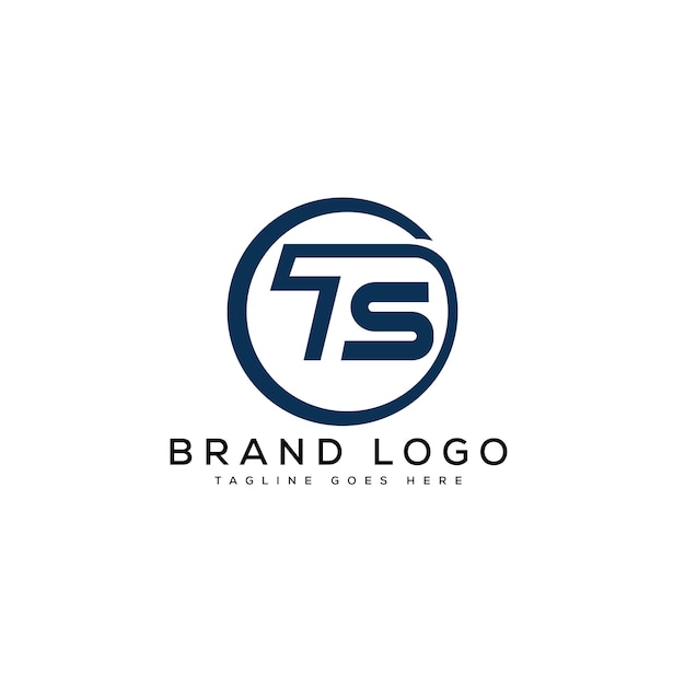 Creative vector logos with the letter TS