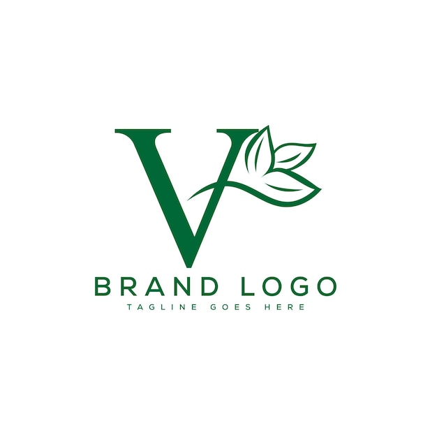 Creative vector logos with the letter V