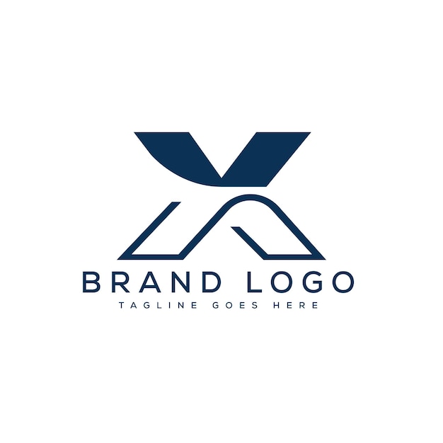 Creative vector logos with the letter x