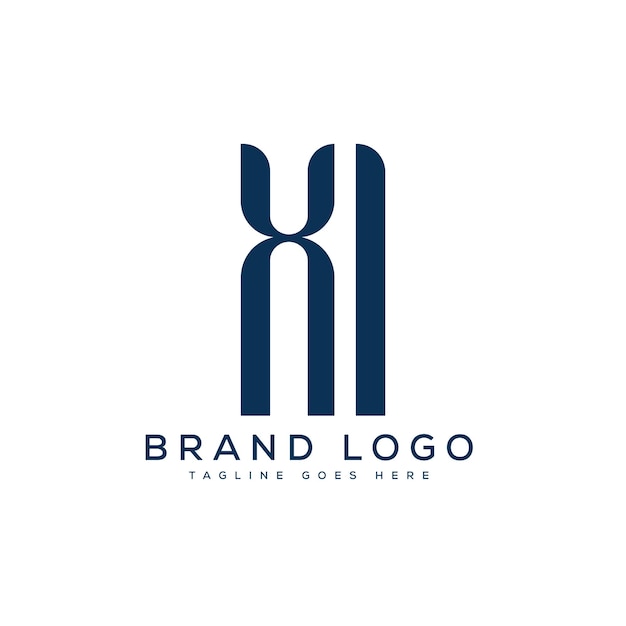 Creative vector logos with the letter XL