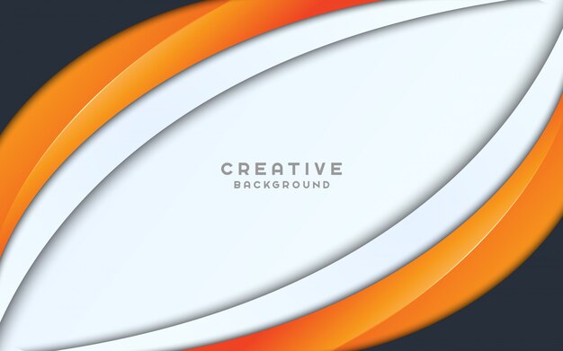 Creative wave presentation background.