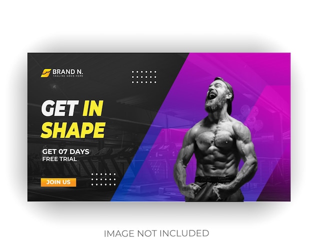 Creative YouTube Video Thumbnail or Social Media Web Banner and Body Perfect YouTube Thumbnail Design Template