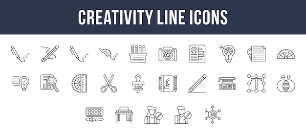 Creativity Line Icons