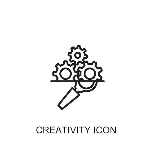 Creativity vector icon icon