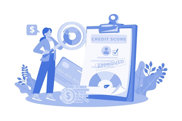 Кредитный аналитик оценивает кредитоспособность бизнеса