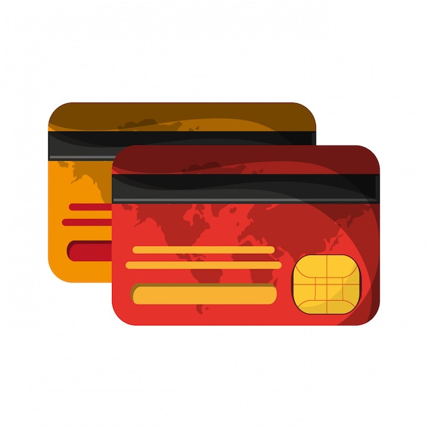 credit card frontview and backview