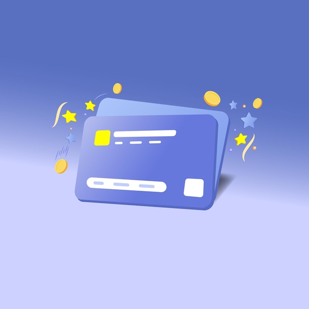 Vector credit card money vector