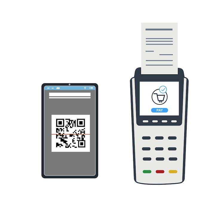 Vector credit card processing service accept contactless payments