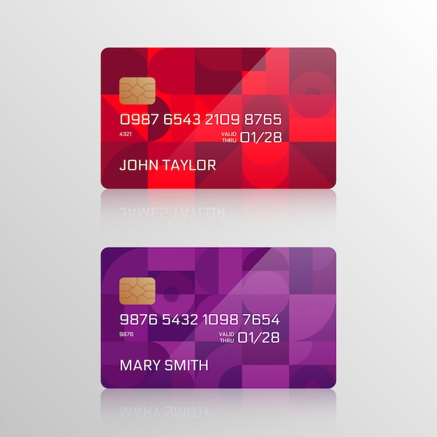 Credit card set