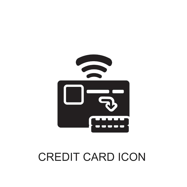 Credit card vector icon icon