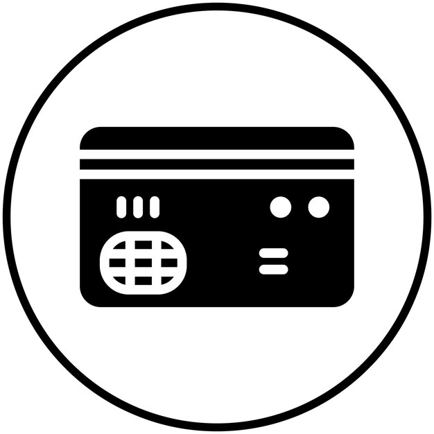 ベクトル クレジットカードのベクトルアイコンのイラスト ショッピングと電子商取引のアイコンセット