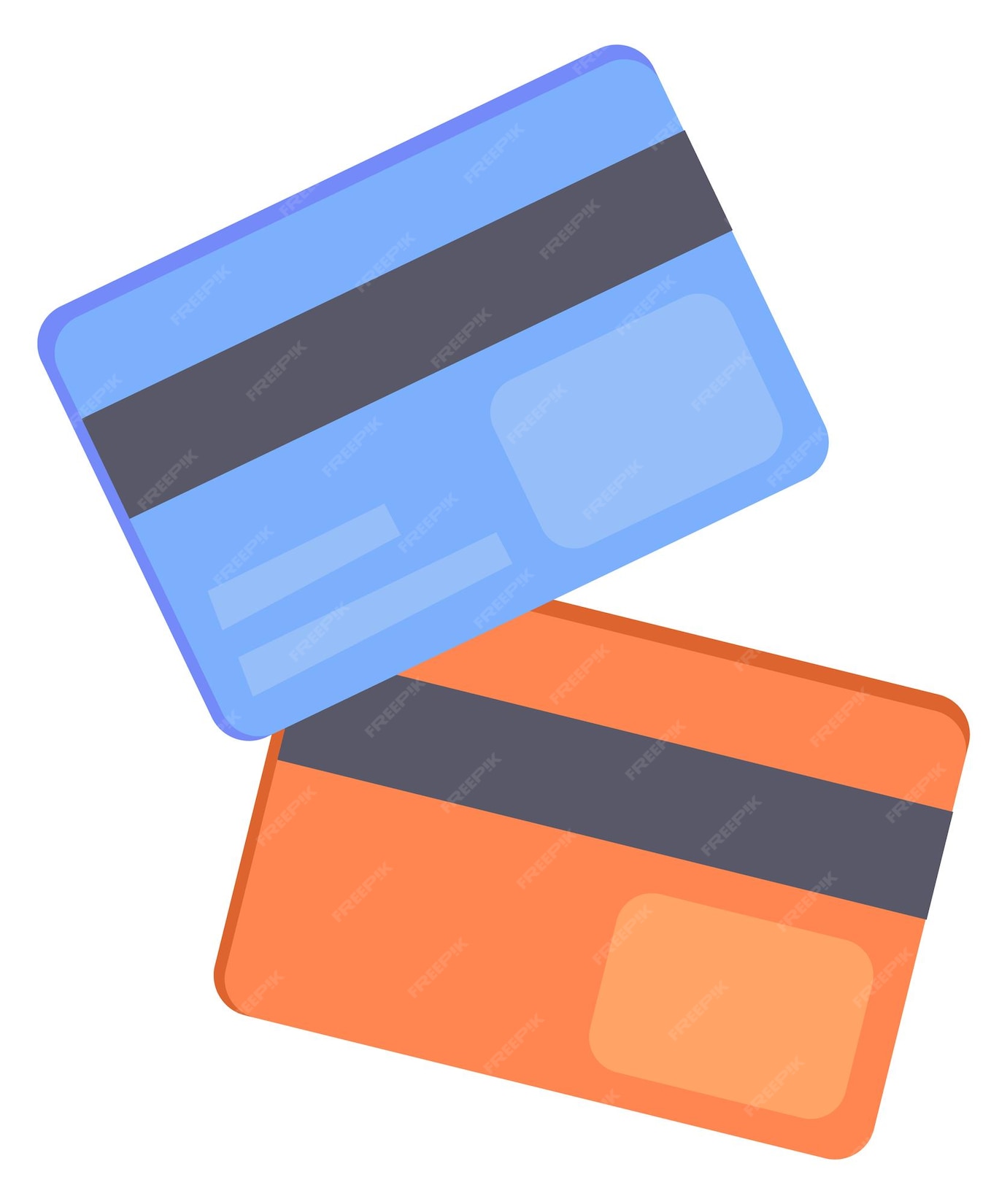 Premium Vector | Credit and debit cards cartoon icon bank finance money