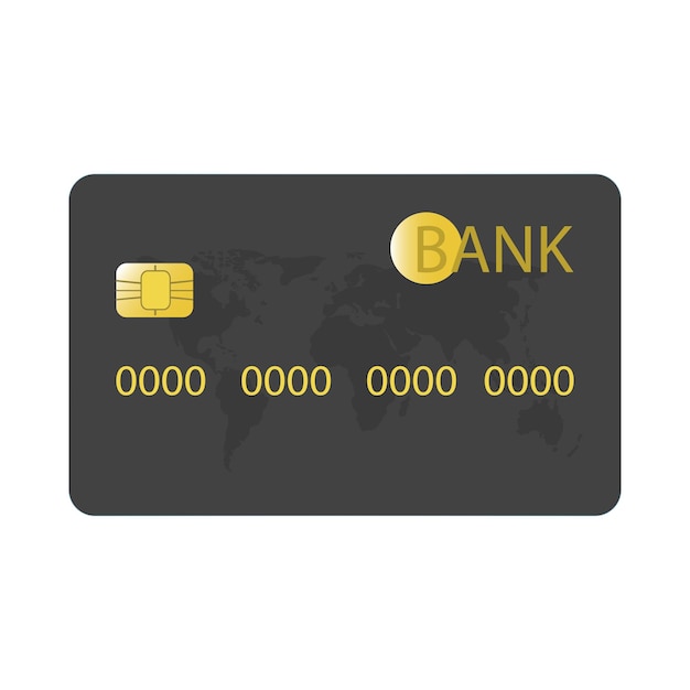 Creditcard geïsoleerd op een witte achtergrond