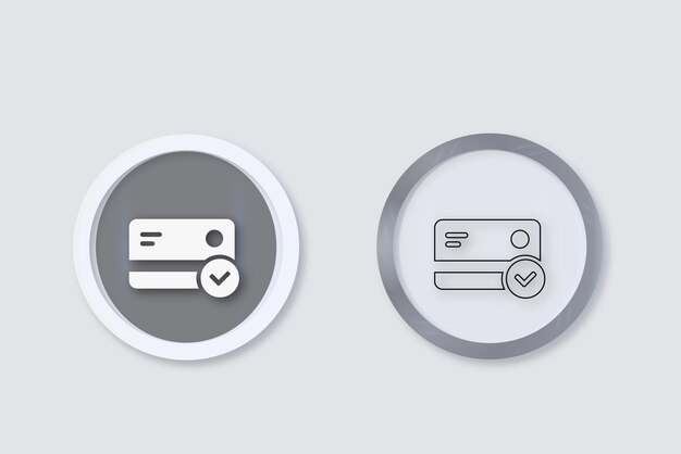 Creditcard pictogram stock illustratie