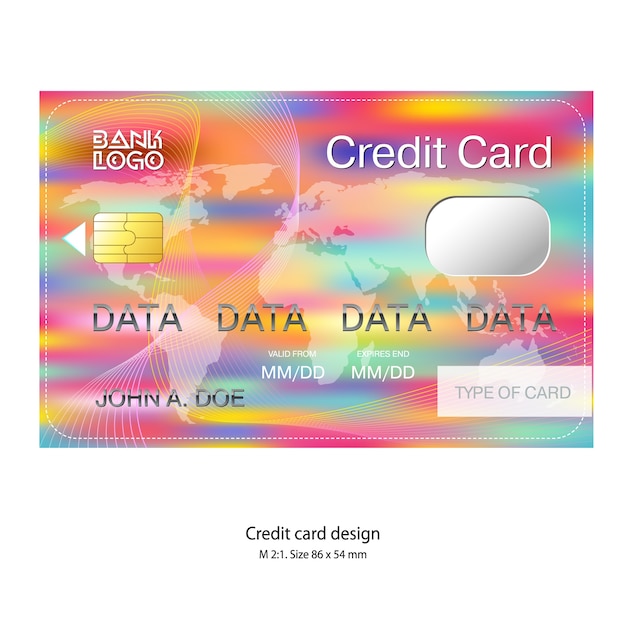 Creditcard sjabloon