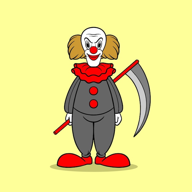 Creep clown cartoon