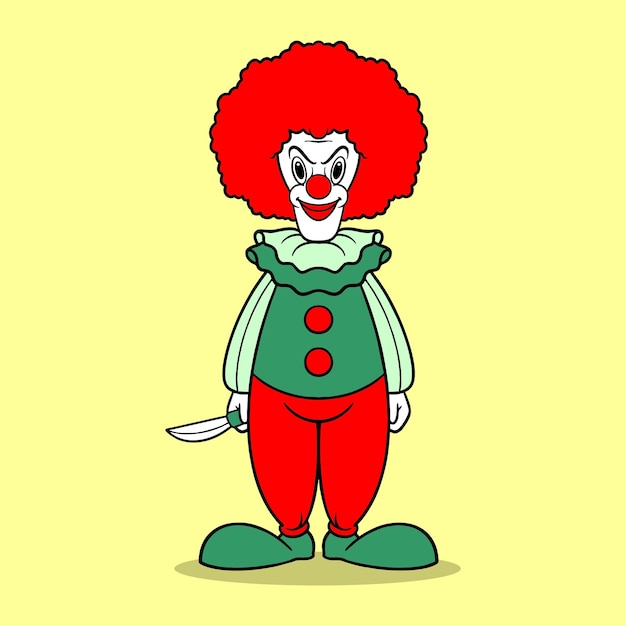 creep clown cartoon