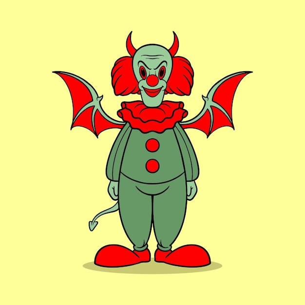 creep clown cartoon