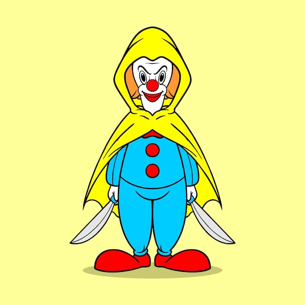 Creep clown cartoon