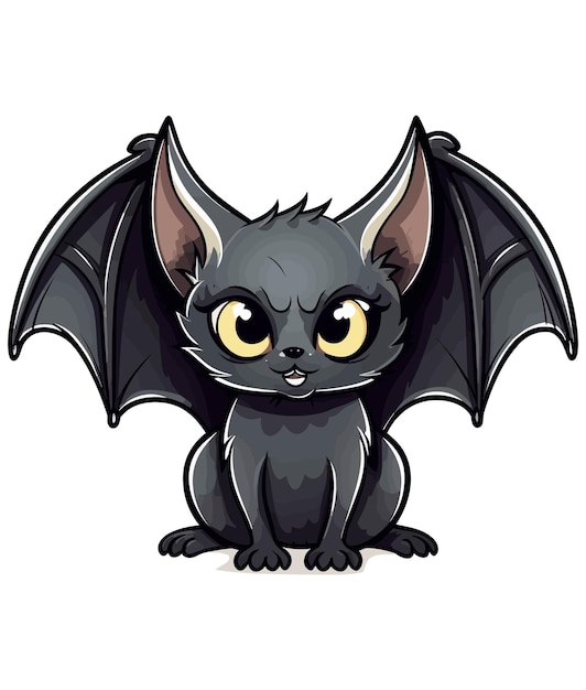 Creepy Bat art design Creepy Bat Illustration