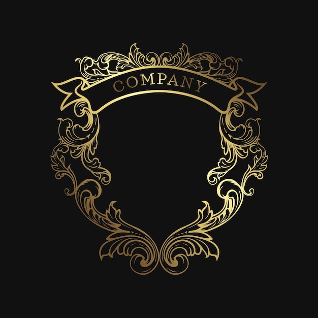 Crest Logo Template Elegant emblem boutique