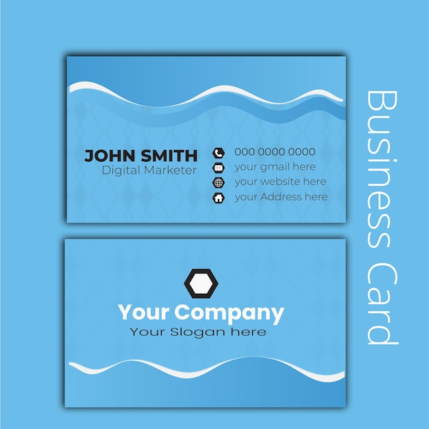 Criative business card design template