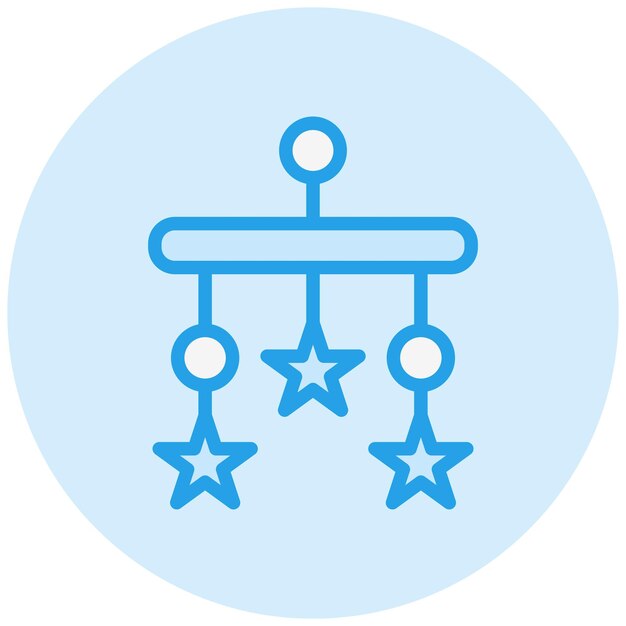 Crib toy Vector Icon Design Illustration