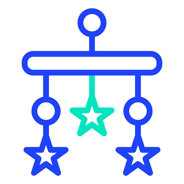 Crib toy Vector Icon Design Illustration