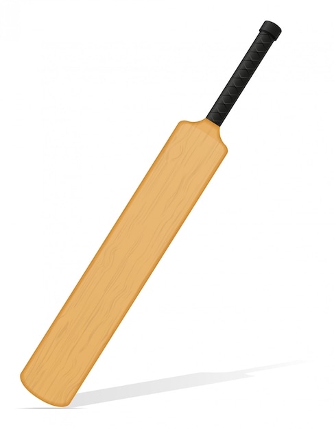 Vector cricket bat vectorillustratie