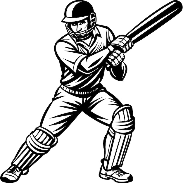 Вектор действия игрока в крикет