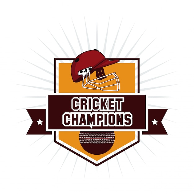 Cricket champions emblem