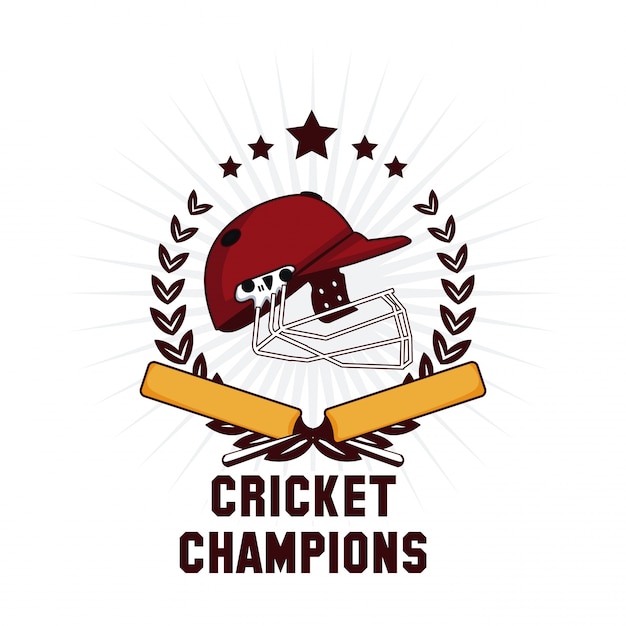 Emblema di campioni di cricket