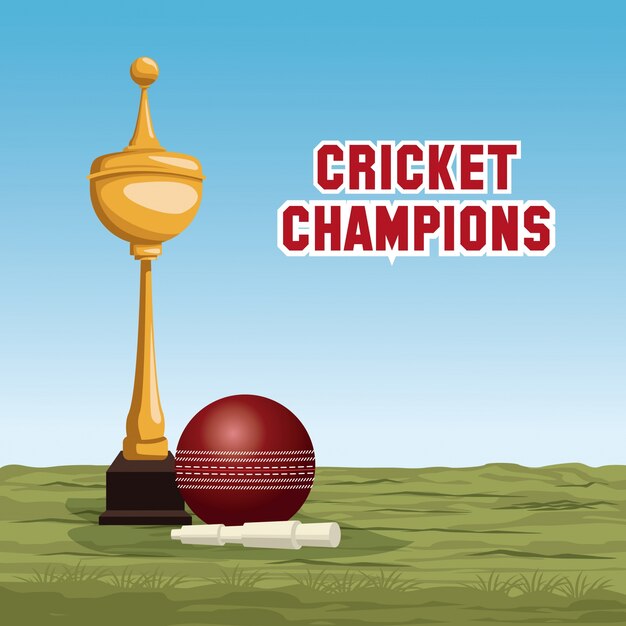 Vector cricket champions