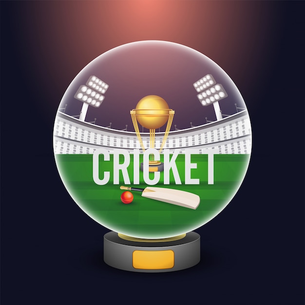 Cricket championship achtergrond.