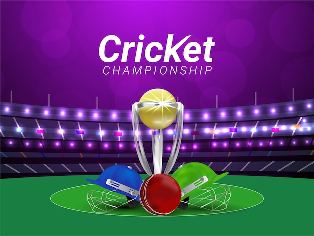 Cricket championship match background