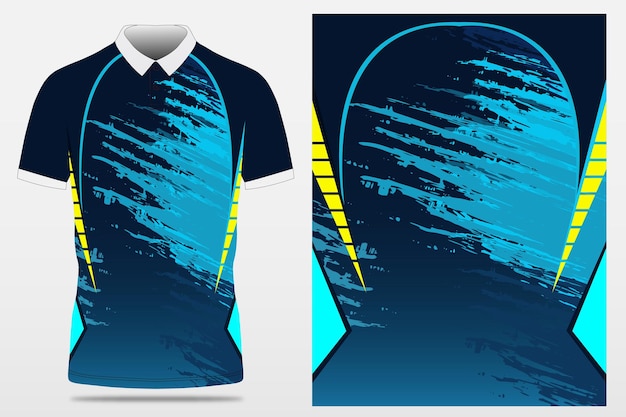 Cricket Jersey Design Red and Blue gradient