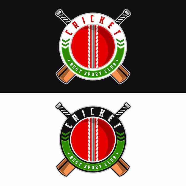 Cricket Team Logo Template Design