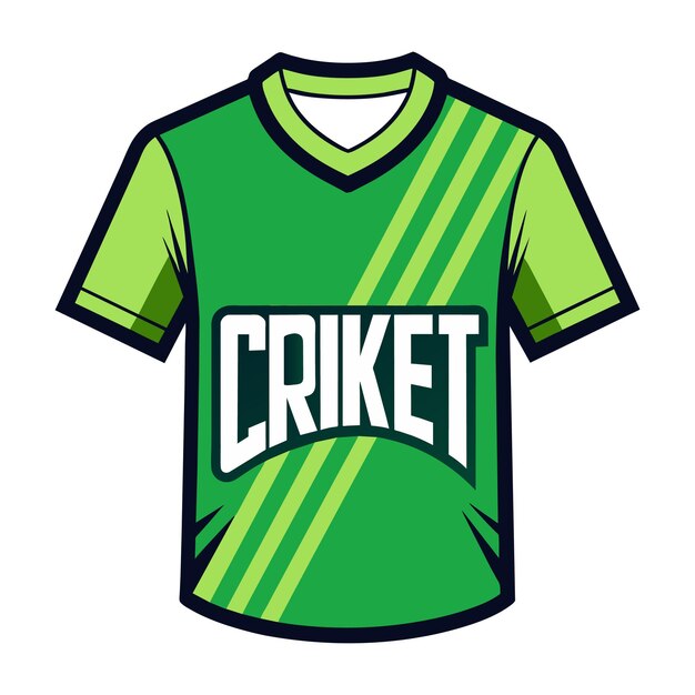 Vector cricket trui met typografie