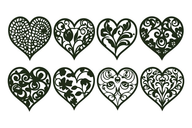 Cricut Valentine heart Vector bundle