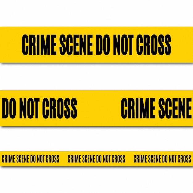 Vector crime scene do not cross vector