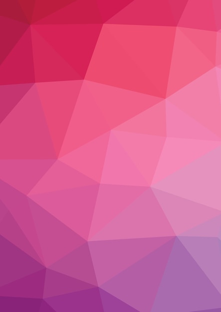 Crimson polygonal pattern isolated background